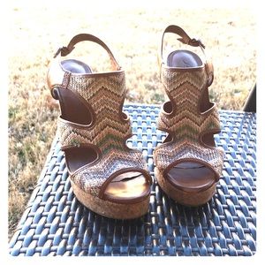 Lucky brand tribal wedges